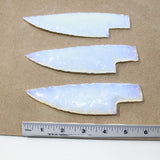 3 Opalite Ornamental Knife Blades  #4123