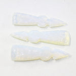 3 Opalite Ornamental Tomahawk Heads #7024  Ax Axe Hatchet z