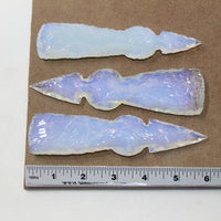 3 Opalite Ornamental Tomahawk Heads #5724  Ax Axe Hatchet