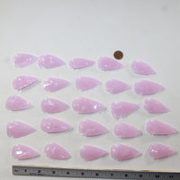 25 Pink Glass Ornamental Arrowheads  #0726  Arrowhead