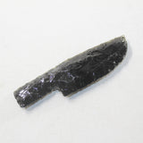 1 Small Obsidian Ornamental Knife Blade  #8420  Mountain Man Knife
