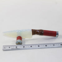 Shotgun Shell Handle Opalite Blade Ornamental Knife #3125 Mountain Man Knife
