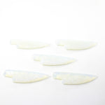 5 Opalite Ornamental Knife Blades  #3023 z