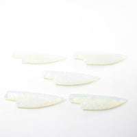 5 Opalite Ornamental Knife Blades  #3023