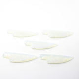 5 Opalite Ornamental Knife Blades  #3023