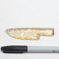 1 Small Glass Ornamental Knife Blade  #491D  Mountain Man Knife