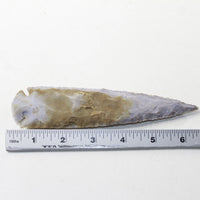 1 Stone Ornamental Spearhead  #132d  Arrowhead