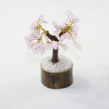 1 Small Rose Quartz Gemstone Chip Tree 3-4 Inch #8422