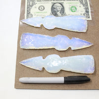 3 Opalite Ornamental Tomahawk Heads #3224  Ax Axe Hatchet