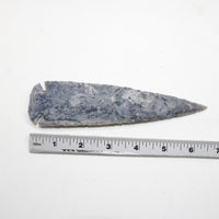 1 Stone Ornamental Spearhead  #8710  Arrowhead