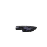 1 Small Obsidian Ornamental Knife Blade  #6623  Mountain Man Knife