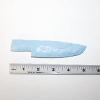 1 Opaque Glass Ornamental Knife Blade  #8018  Mountain Man Knife