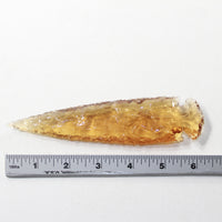 1 Glass Ornamental Spearhead  #702d  Arrowheads