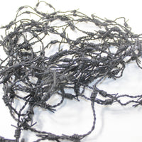 10 Yards of Leather Barbed Wire Antique Black Color  #102n