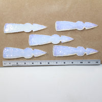 5 Opalite Ornamental Tomahawk Heads #8324  Ax Axe Hatchet