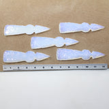 5 Opalite Ornamental Tomahawk Heads #8324  Ax Axe Hatchet