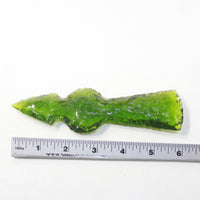 1 Glass Ornamental Tomahawk Head #7025  Ax Axe Hatchet