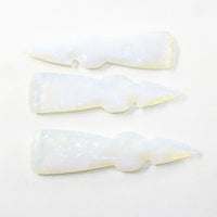 3 Opalite Ornamental Tomahawk Heads #8424  Ax Axe Hatchet