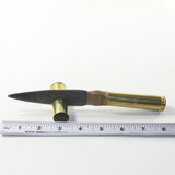 50 Cal Shell Casing Handle Iron Blade Ornamental Knife #3634 Mountain Man Knife