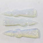 3 Opalite Ornamental Tomahawk Heads #2124  Ax Axe Hatchet z