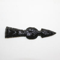 1 Obsidian Ornamental Tomahawk Head #4810  Ax Axe Hatchet
