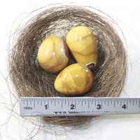 Nest Of 3 Mookaite Eggs  Combined Weight 185 Grams #9633