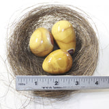 Nest Of 3 Mookaite Eggs  Combined Weight 185 Grams #9633