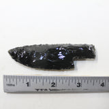 1 Small Obsidian Ornamental Knife Blade  #772N  Mountain Man Knife