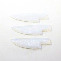 3 Opalite Ornamental Knife Blades  #9524