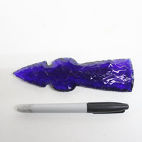 1 Glass Ornamental Tomahawk Head #2118  Ax Axe Hatchet