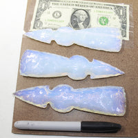 3 Opalite Ornamental Tomahawk Heads #4324  Ax Axe Hatchet