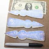 3 Opalite Ornamental Tomahawk Heads #4324  Ax Axe Hatchet