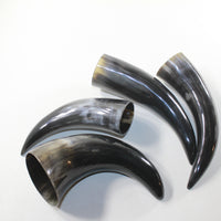 4 Polished Cow Horns #4020 Natural colored