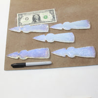 5 Opalite Ornamental Tomahawk Heads #1024  Ax Axe Hatchet z