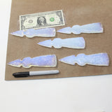 5 Opalite Ornamental Tomahawk Heads #1024  Ax Axe Hatchet z