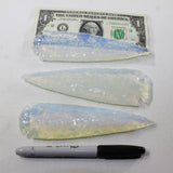 3 Opalite Ornamental Spearheads  #7720  Arrowhead