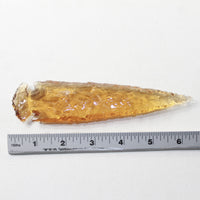 1 Glass Ornamental Spearhead  #702d  Arrowheads