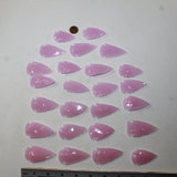 25 Pink Glass Ornamental Arrowheads  #9326  Arrowhead z