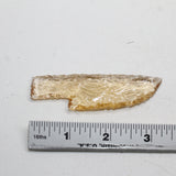 1 Small Glass Ornamental Knife Blade  #661N  Mountain Man Knife