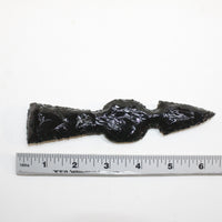 1 Obsidian Ornamental Tomahawk Head #4810  Ax Axe Hatchet