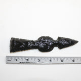 1 Obsidian Ornamental Tomahawk Head #4810  Ax Axe Hatchet