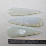 3 Opalite Ornamental Spearheads  #0920  Arrowhead