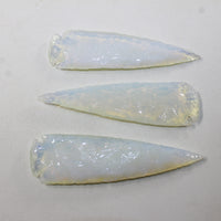 3 Opalite Ornamental Spearheads  #412N  Arrowhead