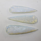 3 Opalite Ornamental Spearheads  #412N  Arrowhead