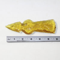 1 Glass Ornamental Tomahawk Head #0325  Ax Axe Hatchet