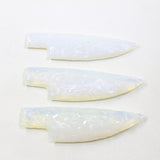 3 Opalite Ornamental Knife Blades  #4123