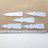 5 Opalite Ornamental Tomahawk Heads #8324  Ax Axe Hatchet