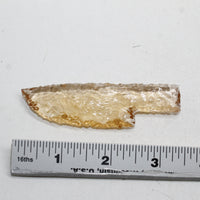 1 Small Glass Ornamental Knife Blade  #661N  Mountain Man Knife