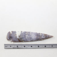 1 Stone Ornamental Spearhead  #9123  Arrowhead