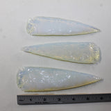 3 Opalite Ornamental Spearheads  #412N  Arrowhead